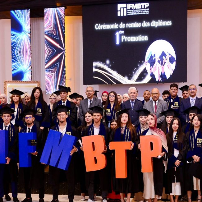 Cérémonie de remise des diplômes de l'IFMBTP