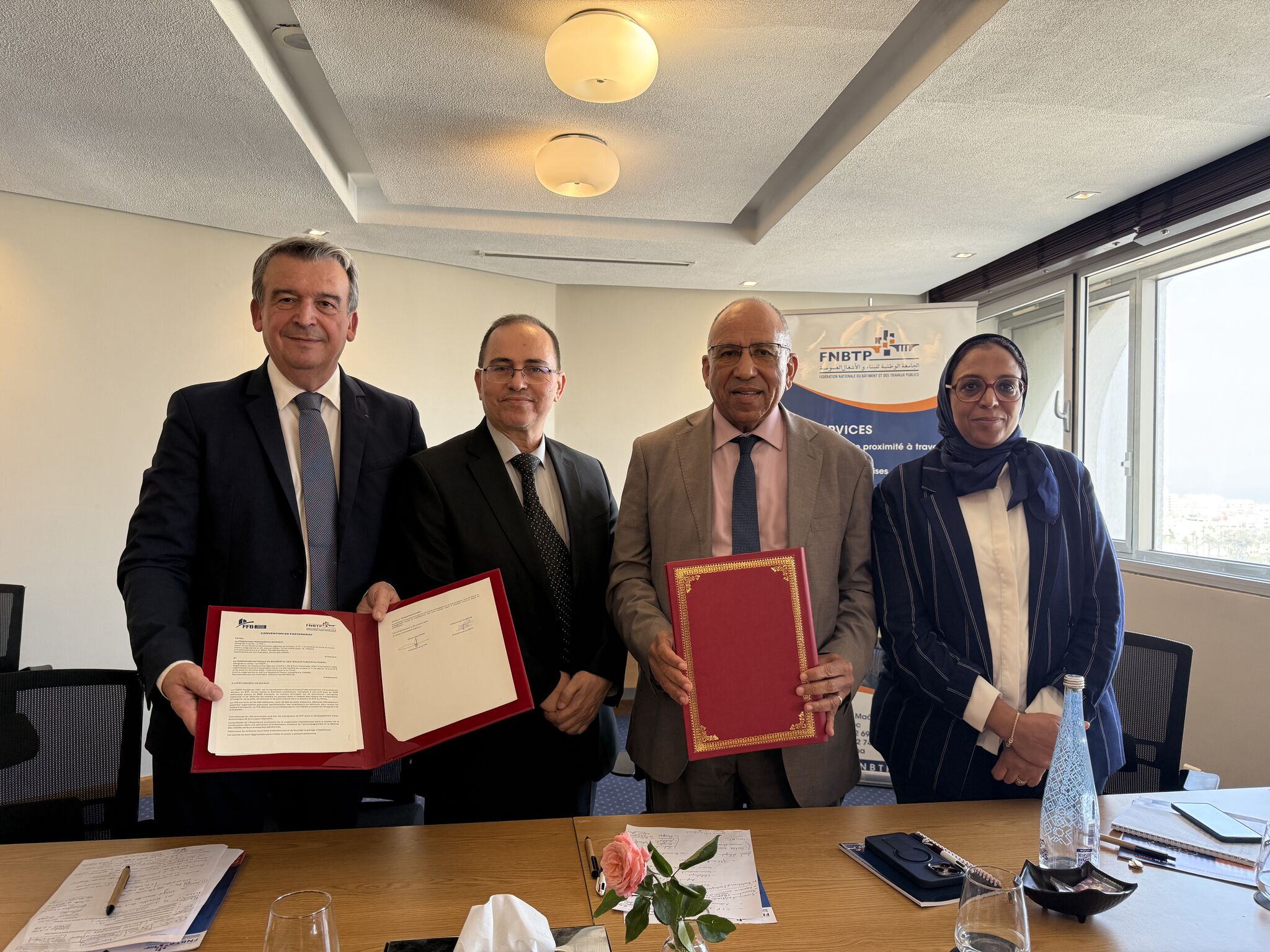 Réunion d’échanges entre la FNBTP et la FFB