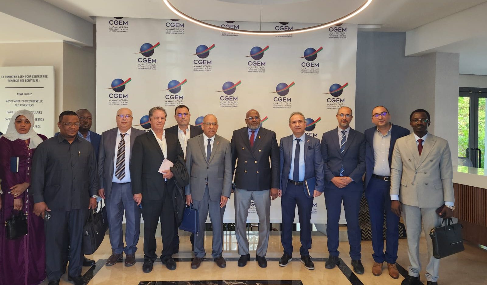 coopération internationale : • Réunion à la CGEM - délégation ministérielle du Tchad