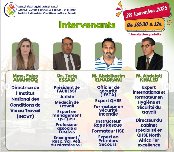 Webinaire mensuel : L’INCVT - prévention des risques professionnels sur les chantiers